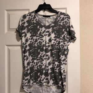 Cow print tee